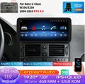 10,25" Android 13 Autoradio GPS für Mercedes-Benz C W204 S204 NTG 4.0 4+32GB DSP