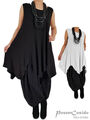 PoCo LAGENLOOK Top Over-Long Shirt Tunika 44 46 48 50 52 54 56 58 L XL XXL XXXL