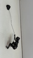 Wand-Deko Bergsteigerin kletternd am Seil Skulptur Deko Figuren