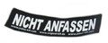 1 Paar Julius K9-Logos "Nicht Anfassen" groß