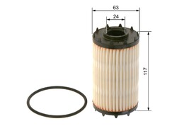 BOSCH Ölfilter F 026 407 274 Filtereinsatz für VW BENTLEY 8W5 TOUAREG AUDI CR7