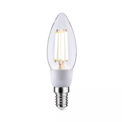 Paulmann LED Filament Eco line Kerze 2,5W =40W E14 klar 525lm warmweiß effizient