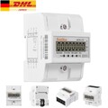 Stromzähler Drehstromzähler DIN Hutschiene AC 100A LCD 3-Phasen Kalibriert 230V