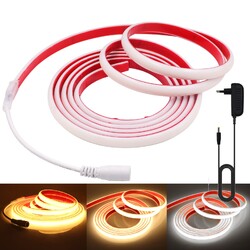 COB Neon LED Streifen Stripe Lichtband Wasserdicht Lichtschlauch Selbstklebend