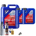 Motoröl 15W40 LIQUI MOLY 7L+MAHLE Ölfilter+Spülung+Cera Tec+Ölablassschraube