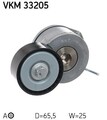 SKF Spannrolle, Keilrippenriemen VKM 33205 für CITROËN DS FIAT FORD OPEL