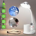 Schreibtischlampe Leselampe Astronaut Tischlampe Projektor Dimmbar Kinderlampe