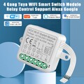 Tuya WIFI Smart Switch Modul Relaissteuerung 1/2/3/4Gang Unterstützung Alexa