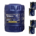 20L Motoröl MANNOL Defender 10W-40 4x MANNOL Motor Flush ADDITIV