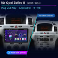 Für Opel Zafira B Astra H 2005-2014 Android Carplay Autoradio BT GPS Navi 2+64GB