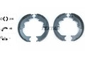 Bremsbackensatz, Feststellbremse 91066100 TEXTAR für TOYOTA LAND CRUISER 90