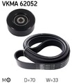 SKF VKMA 62052 Keilrippenriemensatz passend für NISSAN Riementrieb