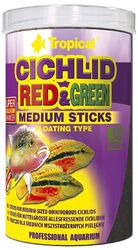 1000 ml TROPICAL CICHLID RED & GREEN MEDIUM STICKS