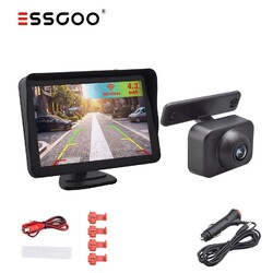 Funk Kabellos AHD Autokamera Rückfahrkamera Mit 4.3 LCD Monitor KFZ Auto PKW