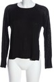 ZARA KNIT Feinstrickpullover Damen Pullover Gr. DE 36 schwarz Casual-Look