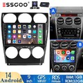 9”Android 14 CarPlay Autoradio GPS NAVI FM Für Mazda 6 GG GY 2002-2008 DAB+KAM