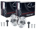 2X TOPRAN RADLAGER SATZ BEIDSEITIG PASSEND FÜR AUDI A3 SEAT ALTEA LEON TOLEDO