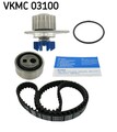 Wasserpumpe + Zahnriemensatz SKF VKMC 03100 für PEUGEOT 306 205 106 C15 AX 206 2