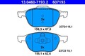 ATE Bremsbelagsatz, Scheibenbremse 13.0460-7193.2 für FORD MAZDA VOLVO