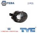 19-0448-01-2 NEBELSCHEINWERFER PAAR SET TYC 2PCS FÜR VW GOLF V,JETTA III