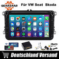 8'' Android AUTORADIO GPS NAVI Wifi Carplay Für VW GOLF PASSAT POLO SEAT SKODA
