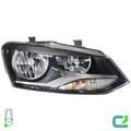 Hauptscheinwerfer rechts Halogen PY21W HELLA für VW Polo (6R1, 6C1)
