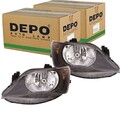 2x DEPO H4 SCHEINWERFER SATZ passend für SEAT IBIZA LINKS+RECHTS