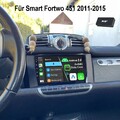 Für Smart Fortwo 451 2011-2015 DAB+ 4+64G Android 14 Autoradio GPS Apple Carplay