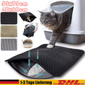 2 Schicht Katzenmatte Katzenstreu Katzenklo Matte Vorleger Unterlage Wasserdicht