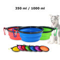 Hundenapf Silikon faltbar Trink Fressnapf Reisenapf Haustier 350 ml 1000 ml