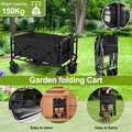 Bollerwagen 360° Faltbar Strandwagen Transportwagen Wagen Klappbar Offroad 150KG