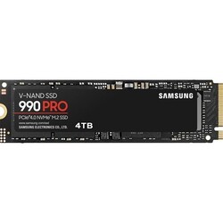 Samsung 990 ProMZ-V9P4T0BW 1Tb Nvme Ssd Pcie Gen4 M.2 Interface 2280 Lesen 7450