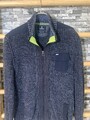 Erstklassige Lerros Strickjacke In Jeans Optik mit Grün abgesetzt !!! 