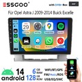 DAB+ 6+128G Carplay Autoradio Für Opel Astra J 2009-14 Android14 GPS NAVI BT SWC