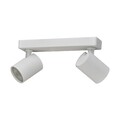 Deckenstrahler 2 flammig GU10 LED Spotleuchte weiß schwenkbar Deckenleuchte