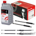4xBREMBO BREMSSCHLAUCH VA+HA+1L DOT 4 passend für VW GOLF 5 6 SKODA OCTAVIA