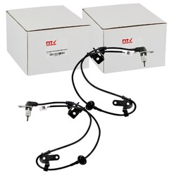 2x NTY ABS-SENSOR RADDREHZAHL HINTEN LINKS+RECHTS passend für MAZDA 5 PREMACY