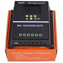 60-100A MPPT Solar Ladegerät Controller Panel Regler 12~48V Intelligenter Regler