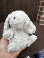 Jellycat Yummy Angelica Bunny hellgrau silber Blumen Blütenhase - RAR (W)