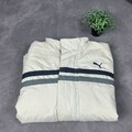 Vintage Puma track Jacket Beige Größe 16 L Vintage Selten 2 Streifen Y2K Old