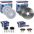 BOSCH BREMSSCHEIBEN + BELÄGE VORNE + HINTEN passend für OPEL ZAFIRA C TOURER