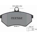 TEXTAR 2016801 Bremsbeläge Satz für VW Passat Corrado Scirocco