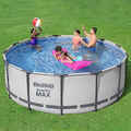  Steel Pro MAX Rund Swimmingpool Set 396x122cm Schwimmbad Schwimmbecken Bestway