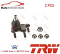 TRAGGELENK FÜHRUNGSGELENK NIEDRIGER VORNE TRW JBJ815 2PCS P FÜR AUDI A1,8XK