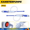 2x Elektrisch Pumpe Fasspumpe Kanisterpumpe Handpumpe Für Wasser Benzin Diesel