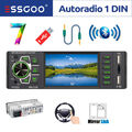 ESSGOO Autoradio Mit IPS Bldschirm Bluetooth Freisprecheinrichtung USB AUX 1 DIN