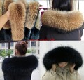 2025 Echtpelz Echtfell Pelzkragen Natur Waschbär Kragen Pelzkragen für Mantel
