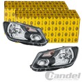 2x HELLA HALOGEN SCHEINWERFER SATZ passend für VW CADDY LINKS+RECHTS