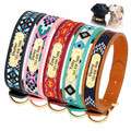 Exclusives Hundehalsband mit Namen Telefonnummer Gravur Personalisiert Weiches