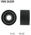 SKF VKM 26105 Umlenk-/Führungsrolle, Zahnriemen für OPEL RENAULT